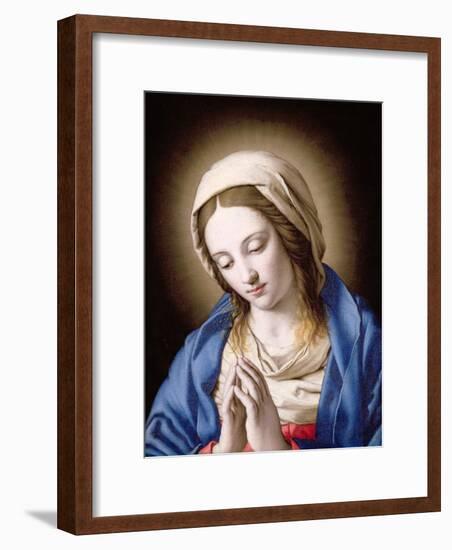 The Madonna Praying-Giovanni Battista Salvi da Sassoferrato-Framed Giclee Print