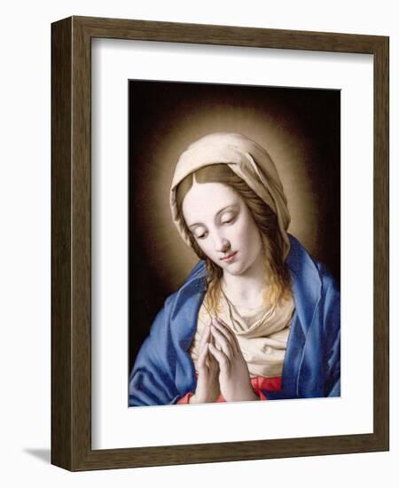 The Madonna Praying-Giovanni Battista Salvi da Sassoferrato-Framed Giclee Print