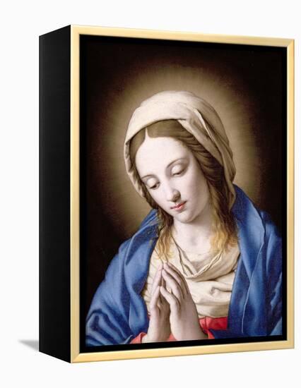 The Madonna Praying-Giovanni Battista Salvi da Sassoferrato-Framed Premier Image Canvas