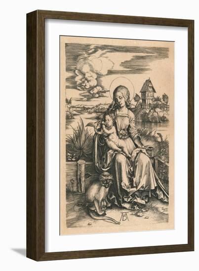 'The Madonna with the Monkey', c1498, (1906)-Albrecht Durer-Framed Giclee Print