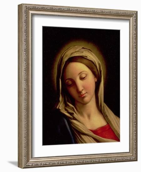 The Madonna-Giovanni Battista Salvi da Sassoferrato-Framed Giclee Print