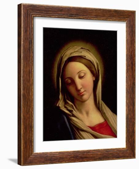 The Madonna-Giovanni Battista Salvi da Sassoferrato-Framed Giclee Print