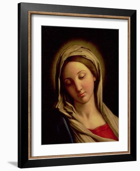 The Madonna-Giovanni Battista Salvi da Sassoferrato-Framed Giclee Print