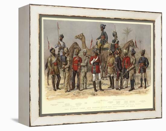 The Madras Army, and Troops under the Government of India-Alfred Crowdy Lovett-Framed Premier Image Canvas