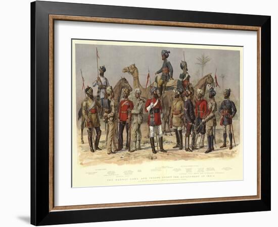 The Madras Army, and Troops under the Government of India-Alfred Crowdy Lovett-Framed Giclee Print