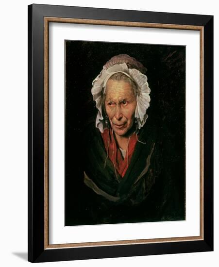 The Madwoman or the Obsession of Envy, 1819-22-Théodore Géricault-Framed Giclee Print