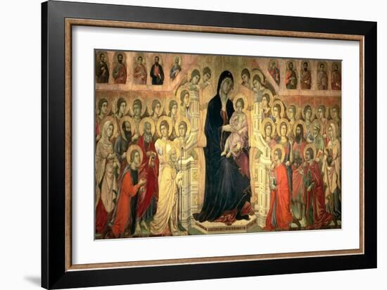 The Maesta, 1308-11-Duccio di Buoninsegna-Framed Giclee Print