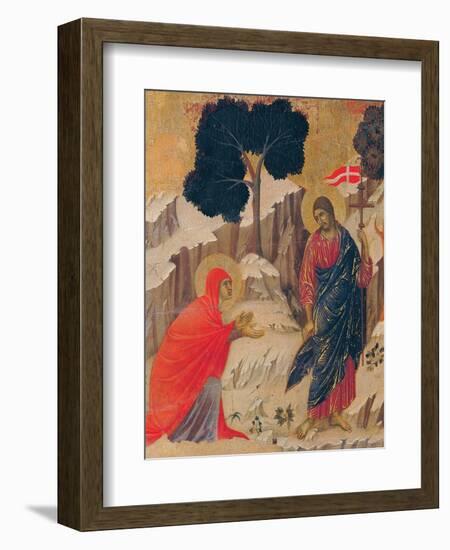 The Maestà, Front, by Duccio Di Buoninsegna, 1308 - 1311, 14th Century, Tempera on Panel-Duccio Di buoninsegna-Framed Giclee Print