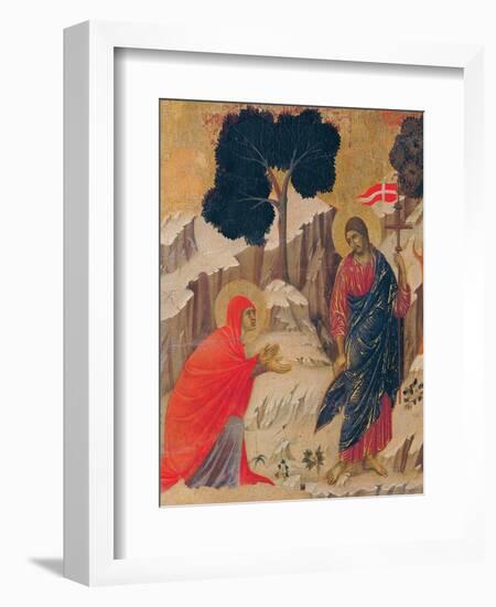 The Maestà, Front, by Duccio Di Buoninsegna, 1308 - 1311, 14th Century, Tempera on Panel-Duccio Di buoninsegna-Framed Giclee Print