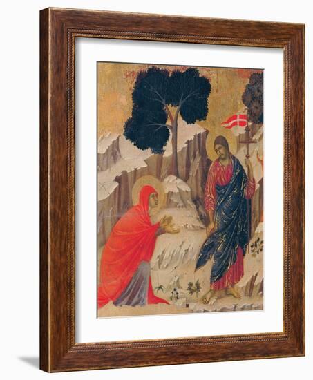 The Maestà, Front, by Duccio Di Buoninsegna, 1308 - 1311, 14th Century, Tempera on Panel-Duccio Di buoninsegna-Framed Giclee Print