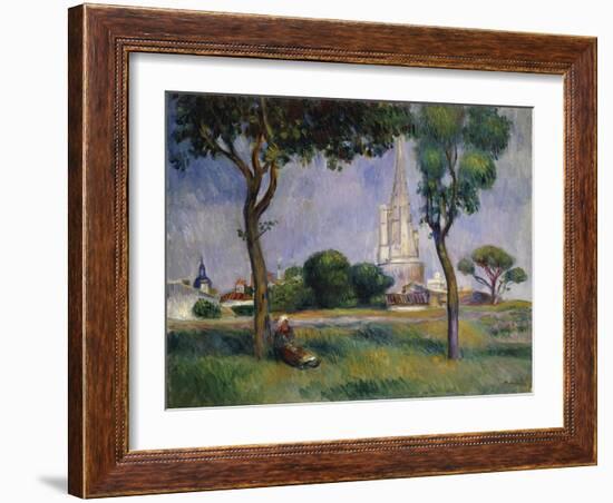 The Magazine, La Rochelle-Pierre-Auguste Renoir-Framed Giclee Print