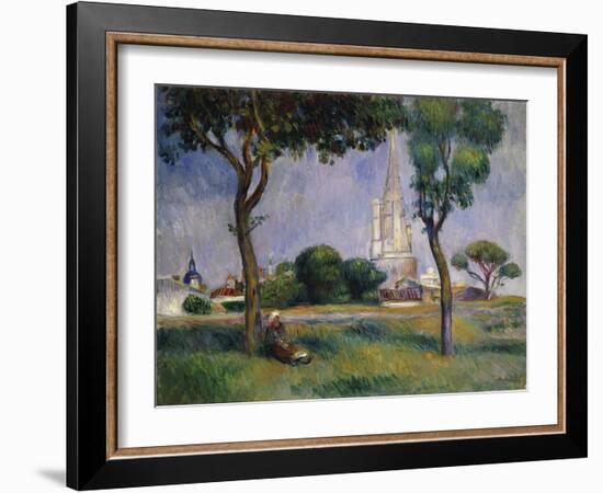 The Magazine, La Rochelle-Pierre-Auguste Renoir-Framed Giclee Print