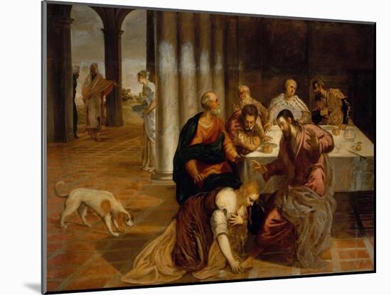 The Magdalen in Penitence-Jacopo Robusti Tintoretto-Mounted Giclee Print