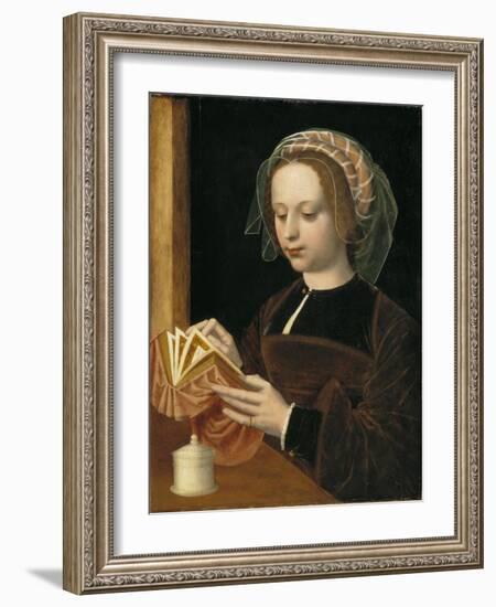 The Magdalen Reading, c.1530-50-Ambrosius Benson-Framed Giclee Print