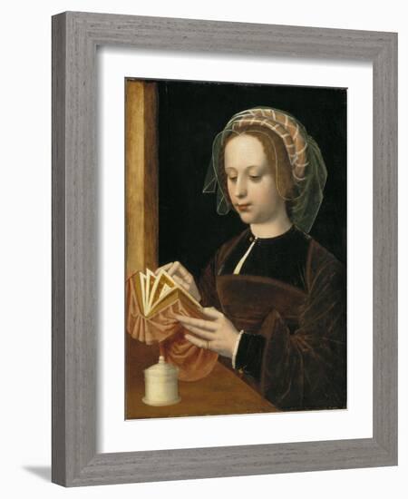 The Magdalen Reading, c.1530-50-Ambrosius Benson-Framed Giclee Print