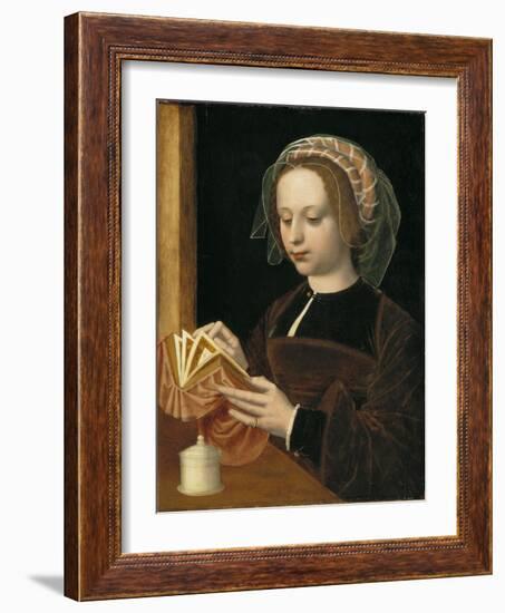 The Magdalen Reading, c.1530-50-Ambrosius Benson-Framed Giclee Print