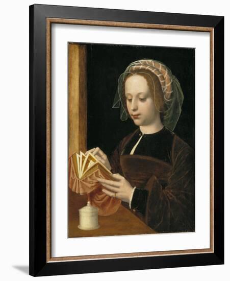 The Magdalen Reading, c.1530-50-Ambrosius Benson-Framed Giclee Print