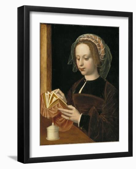 The Magdalen Reading, c.1530-50-Ambrosius Benson-Framed Giclee Print