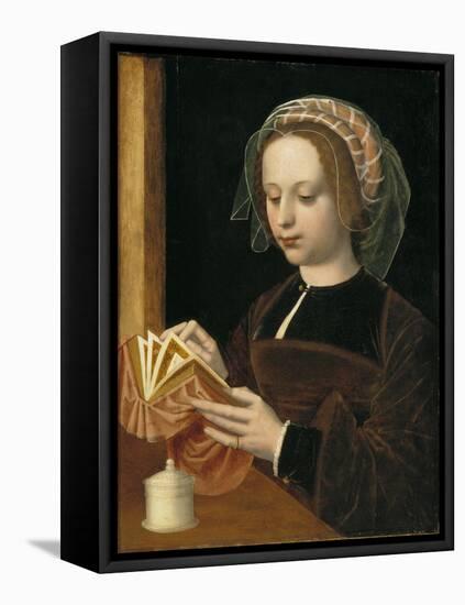 The Magdalen Reading, c.1530-50-Ambrosius Benson-Framed Premier Image Canvas