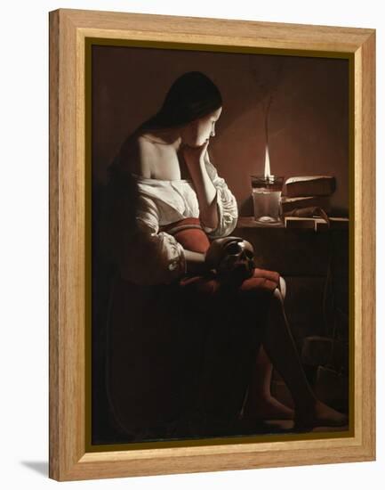 The Magdalen with the Smoking Flame, c.1638-40-Georges de la Tour-Framed Premier Image Canvas