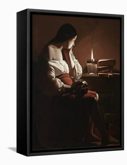 The Magdalen with the Smoking Flame, c.1638-40-Georges de la Tour-Framed Premier Image Canvas