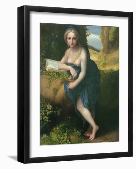 The Magdalene, c.1518-19-Correggio-Framed Giclee Print