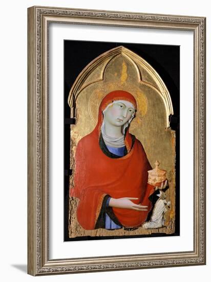 The Magdalene, Detail of Altarpiece of St Dominic-Simone Martini-Framed Giclee Print