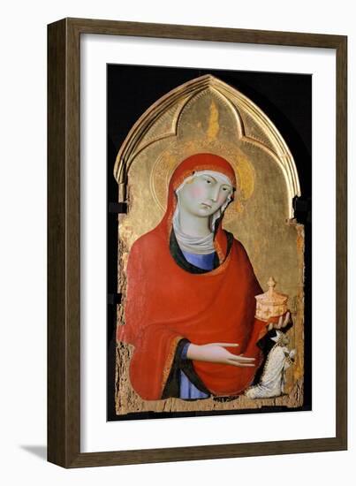 The Magdalene, Detail of Altarpiece of St Dominic-Simone Martini-Framed Giclee Print