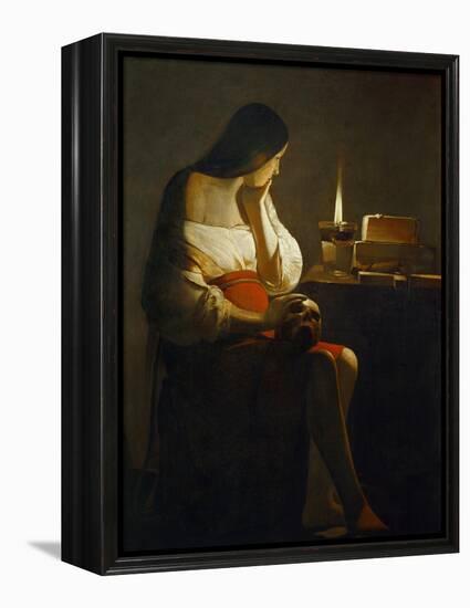 The Magdalene with a Night Light-Georges de La Tour-Framed Premier Image Canvas