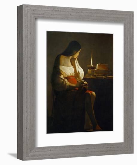 The Magdalene with a Night Light-Georges de La Tour-Framed Giclee Print