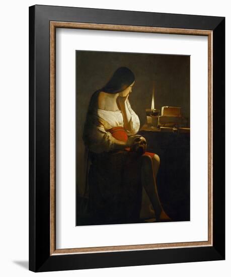 The Magdalene with a Night Light-Georges de La Tour-Framed Giclee Print