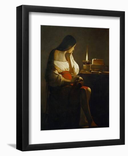 The Magdalene with a Night Light-Georges de La Tour-Framed Giclee Print