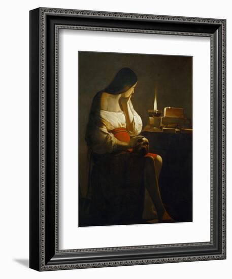 The Magdalene with a Night Light-Georges de La Tour-Framed Giclee Print