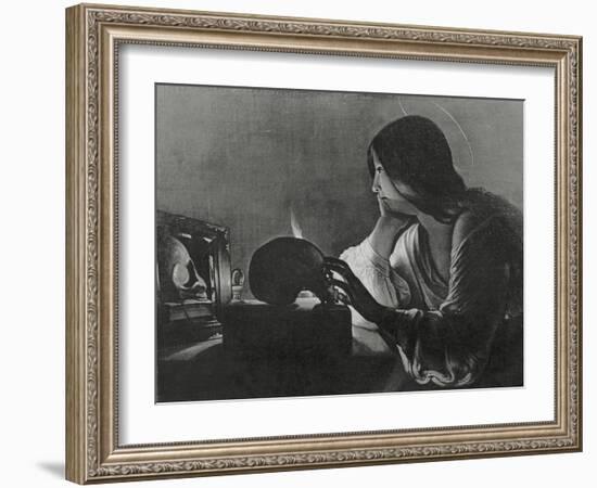 The Magdalene with the Mirror-Georges de La Tour-Framed Giclee Print