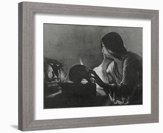 The Magdalene with the Mirror-Georges de La Tour-Framed Giclee Print