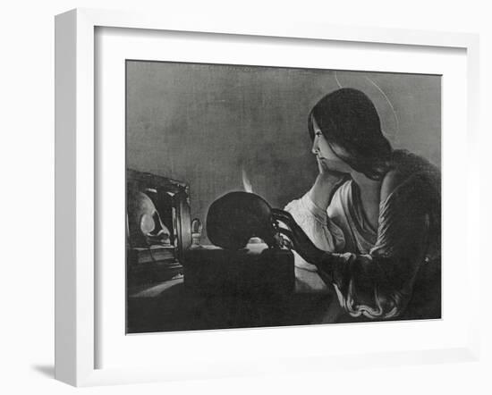 The Magdalene with the Mirror-Georges de La Tour-Framed Giclee Print