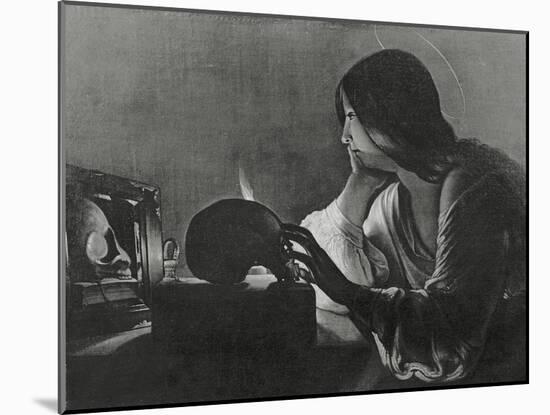 The Magdalene with the Mirror-Georges de La Tour-Mounted Giclee Print