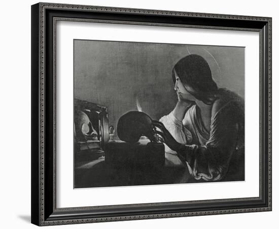 The Magdalene with the Mirror-Georges de La Tour-Framed Giclee Print