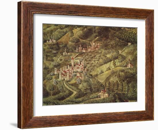 The Magi King's Journey to Bethlehem, 1459-Benozzo Gozzoli-Framed Giclee Print