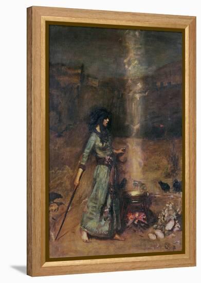 The Magic Circle-John William Waterhouse-Framed Premier Image Canvas