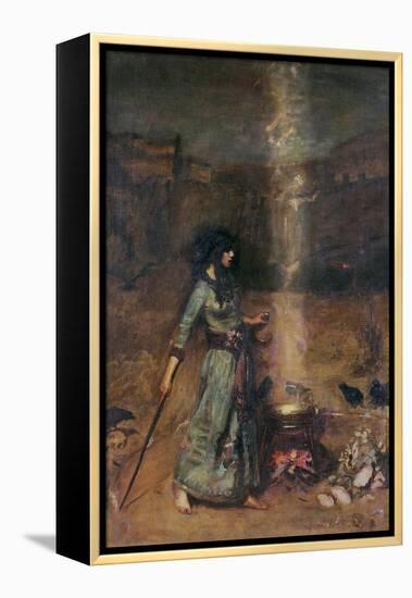 The Magic Circle-John William Waterhouse-Framed Premier Image Canvas