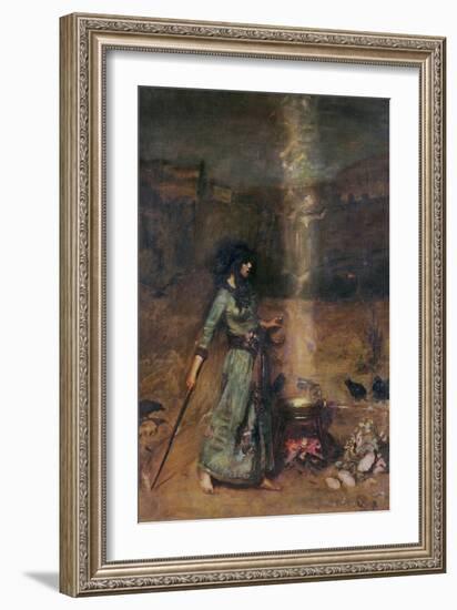 The Magic Circle-John William Waterhouse-Framed Giclee Print