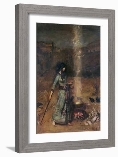 The Magic Circle-John William Waterhouse-Framed Giclee Print