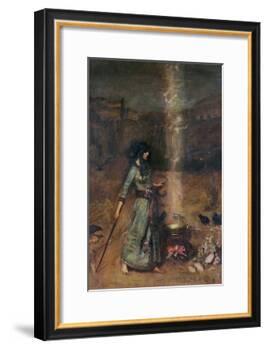The Magic Circle-John William Waterhouse-Framed Giclee Print