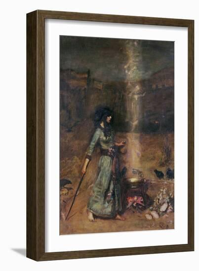 The Magic Circle-John William Waterhouse-Framed Giclee Print