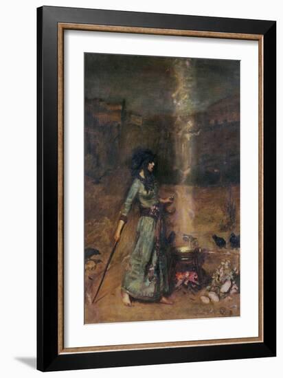 The Magic Circle-John William Waterhouse-Framed Giclee Print