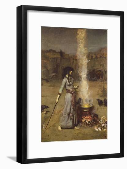 The Magic Circle-John William Waterhouse-Framed Giclee Print