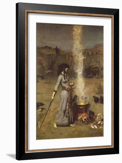 The Magic Circle-John William Waterhouse-Framed Giclee Print