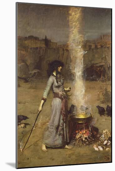 The Magic Circle-John William Waterhouse-Mounted Giclee Print