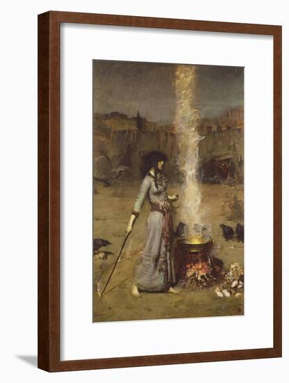 The Magic Circle-John William Waterhouse-Framed Giclee Print